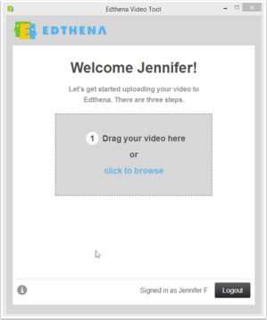 Edthena Video Tool for Video Compression and Upload