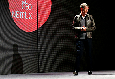 Netflix CEO Reed Hastings during the 2014 Consumer Electronics Show in Las Vegas.  --AP Photo/Julie Jacobson