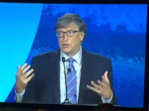 Bill Gates speaking at ASU+GSV Summit